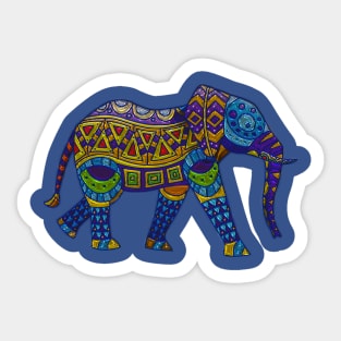 Trippy elephant Sticker